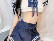 漂亮美乳JK學妹極品粉穴自嗨自拍